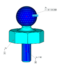 How are geometric tolerances - positional tolerances under ASME/ISO/GB implemented in DTAS 3D tolerance analysis?cid=10